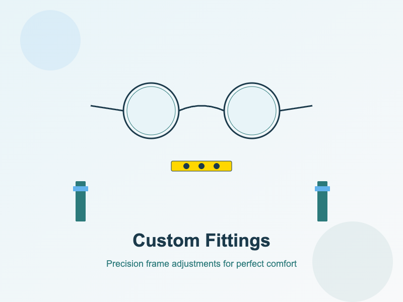 Custom Fittings and Adjustments at Reyes Vision